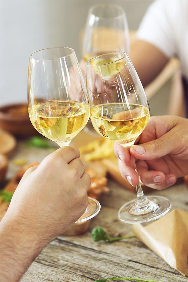 Pinot Grigio in a glass