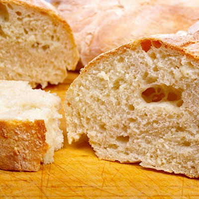 Ciabatta - a typical Italian bread