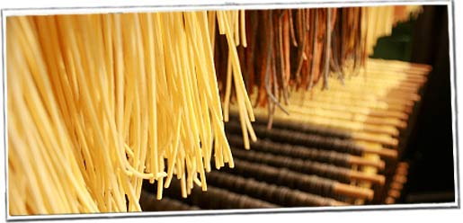 Martelli spaghetti Drying spaghetti