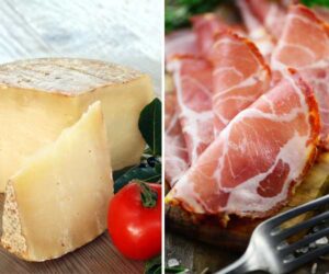 Topped with pecorino and capocollo