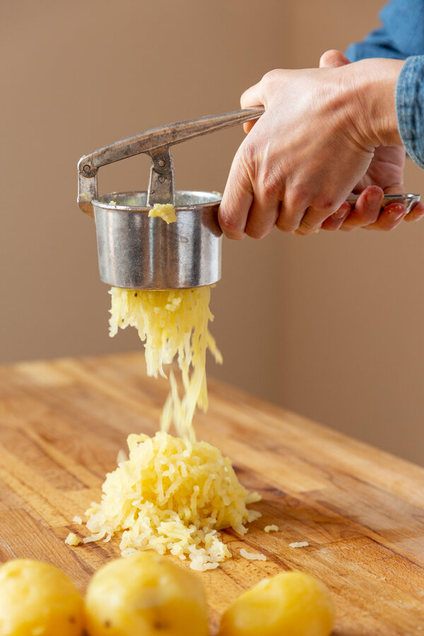 Potato ricer for gnocchi