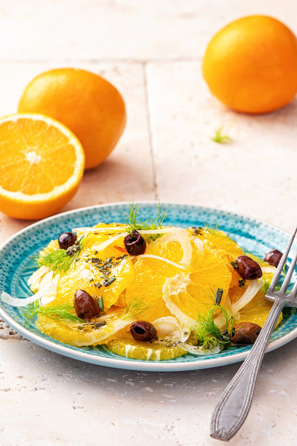 Sicilian orange salad